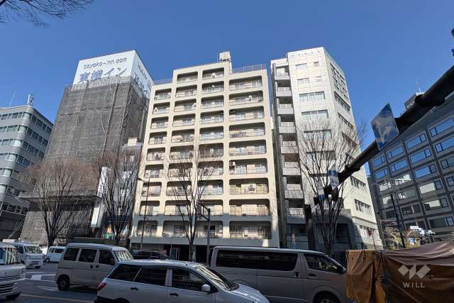 セブンスターマンション日本橋浜町の外観（南西側から）