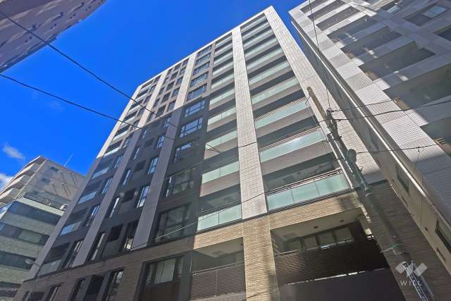 プラウド日本橋浜町の外観（南西側から）