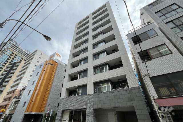 アデニウム東京八丁堀の外観（北西側から）