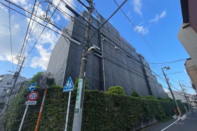 ライオンズマンション中野坂上シティの外観（南東側から）