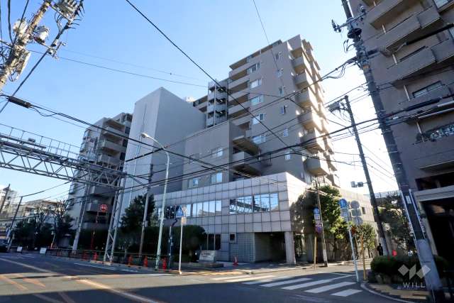 中野桃園シティハウスの外観(北西側から)