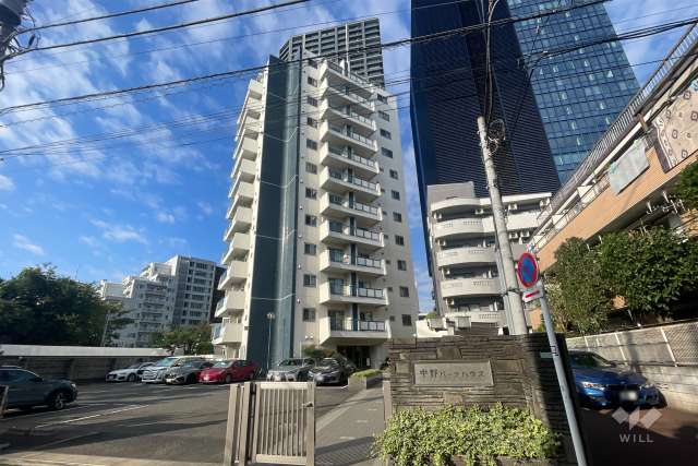 中野パークハウスの外観（北東側から）