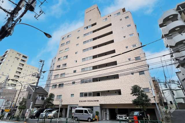 セブンスターマンション東中野の外観（北西側から）2