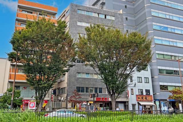 サンハイツ落合の外観（南側から）