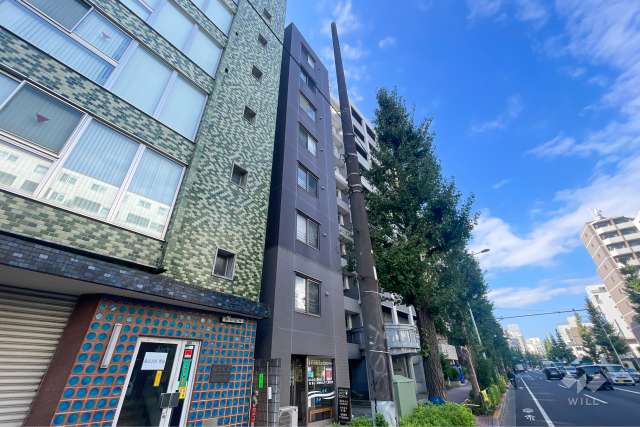 スパシエ新中野カステールの外観（北東側から）