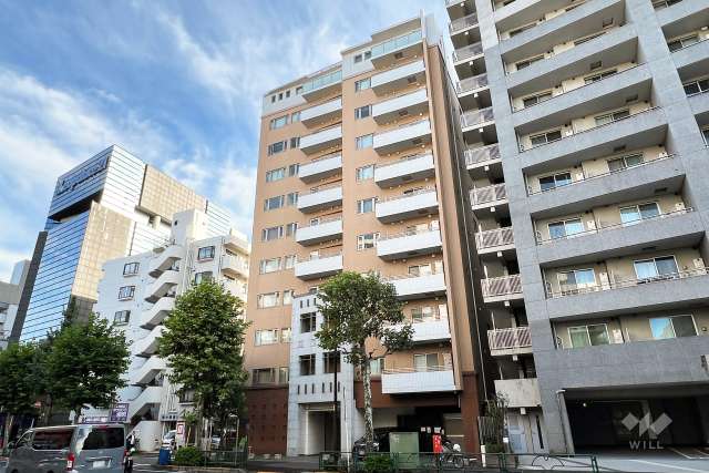 グラーサ中野坂上の外観（北西側から）