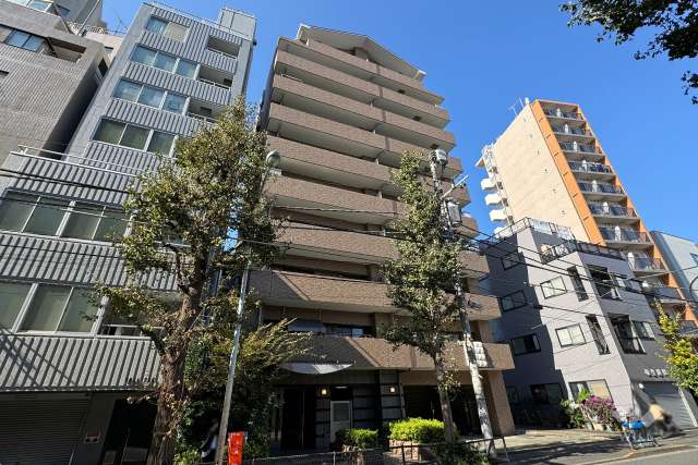 パーセル中野弥生町の外観（南東側から）