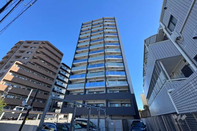 グローリオ武蔵関の外観（南西側から）