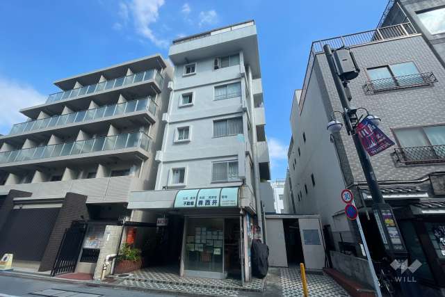 品川コーポの外観（南側から）