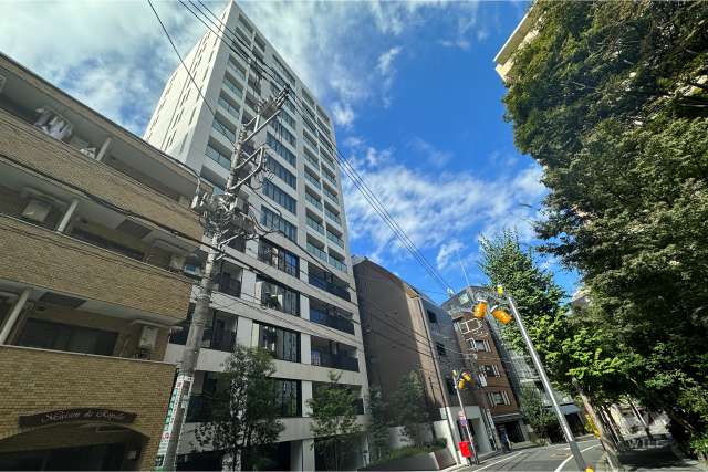 アトラス恵比寿景丘の外観（北東側から）