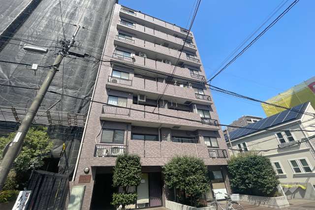 グランレーブ新丸子の外観（南西側から）　