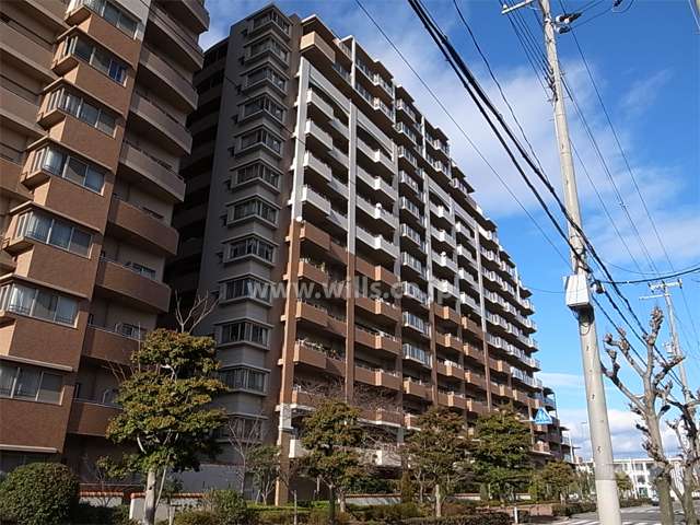 ルネヒューマンズガーデンパラディオＣ棟の外観（南東側から）