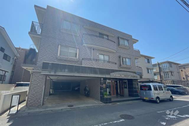 パルミナード武蔵中原の外観（北東側から）