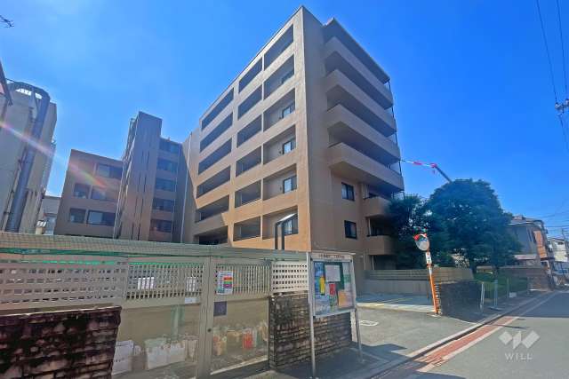 コスモ武蔵小杉御殿町の外観（北東側から）