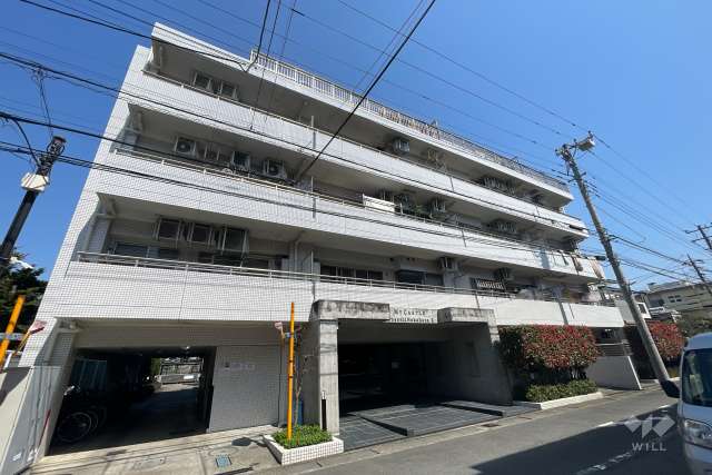 マイキャッスル武蔵中原2の外観（南西側から）