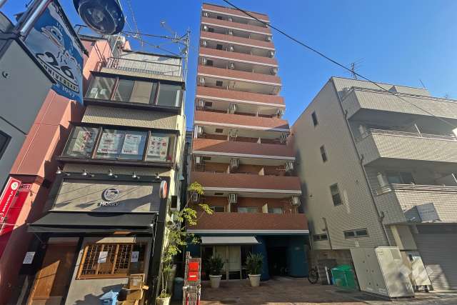 サンパティーク新丸子の外観（南西側から）