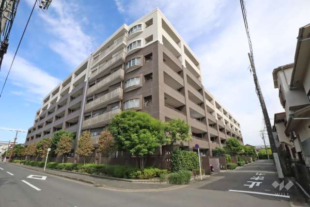 グランフォート元住吉の外観(南西側から)