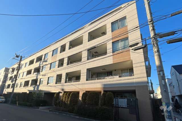 パークハウス元住吉サウスコンフォートの外観(南東側から)