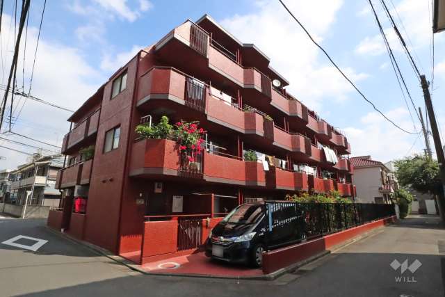 セザール武蔵新城の外観(南西側から)