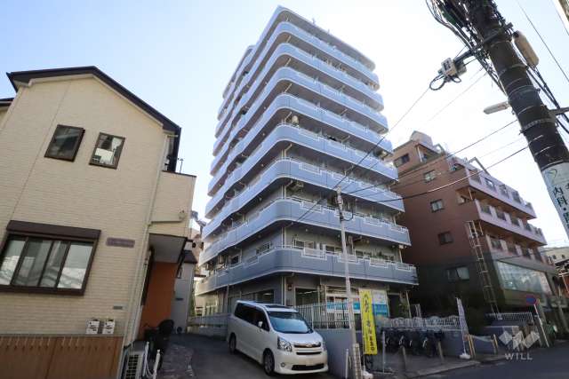 メゾンミール元住吉の外観(北側から)