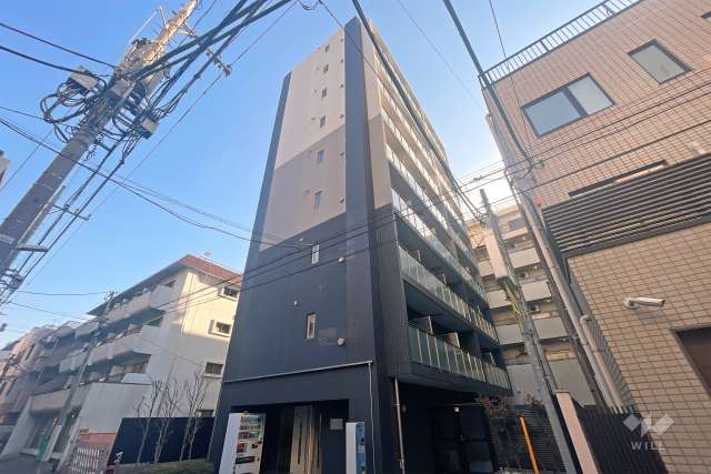 エルグランジュテ武蔵小杉の外観（南西側から）