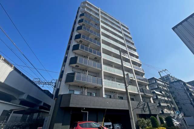 ガーラグランディ新丸子の外観（南側から）