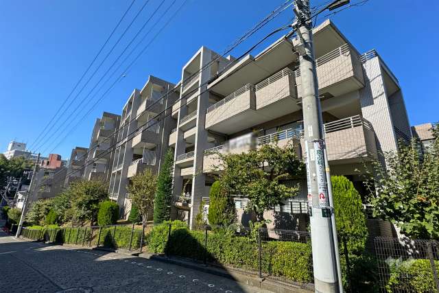 東急ドエルファーレ鷺沼の外観（南東側から）