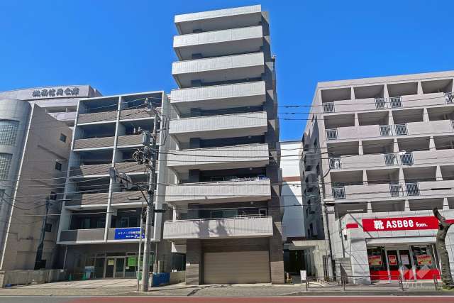 グランノエル宮前平の外観（南東側から）