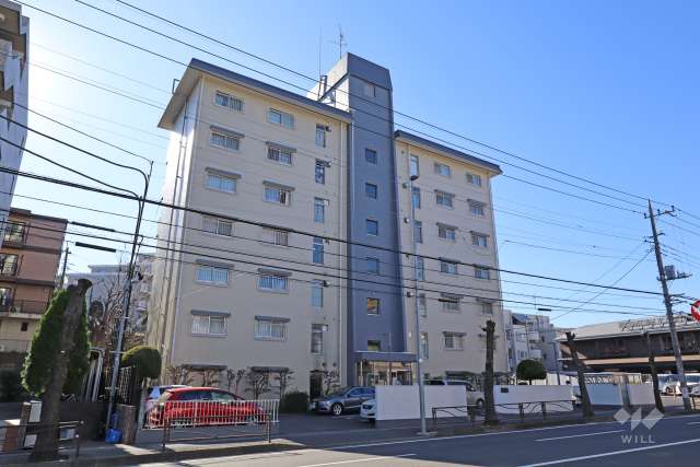 宮前平コリーナの外観（北東側から）