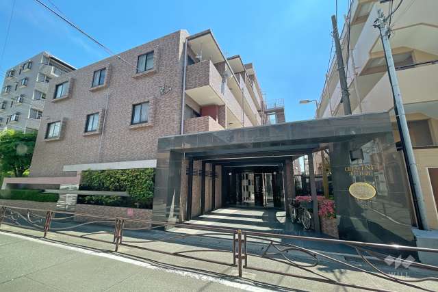 クレッセント溝の口南の外観（北西側から）