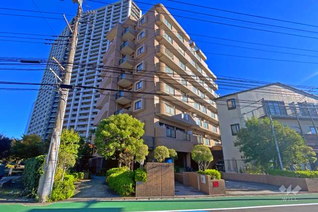 セザール第三溝ノ口の外観（南側から）