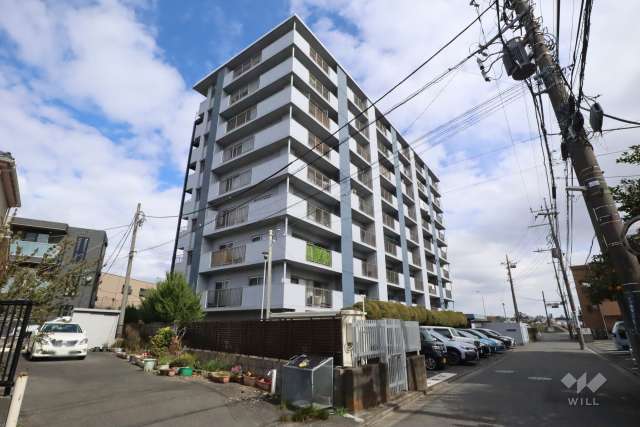東建多摩川マンションの外観(南側から)