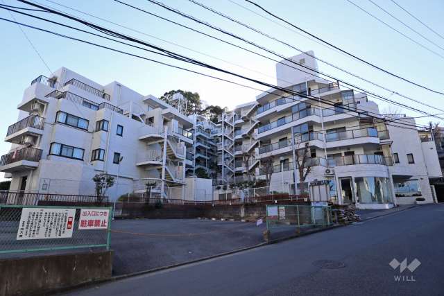 キャニオンマンション溝の口の外観（北東側から）