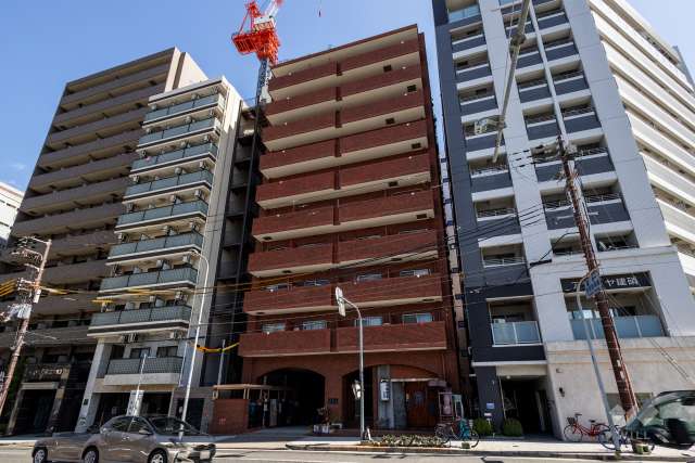 GSハイム西長堀の外観（南西側から）