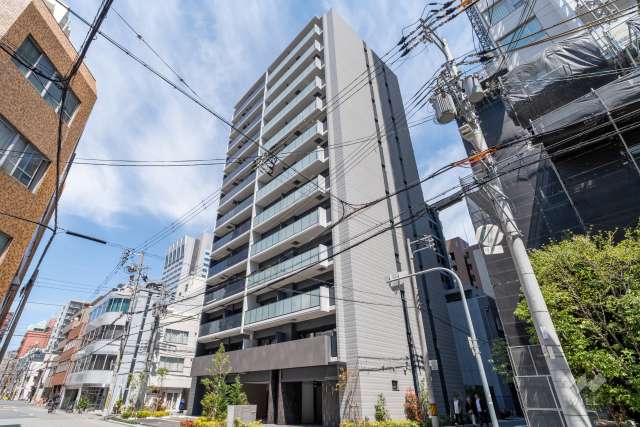 アウラ京町堀の外観（南西側から）