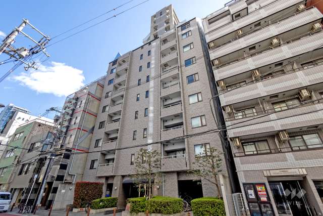 アステルコート新町の外観（北西側から）