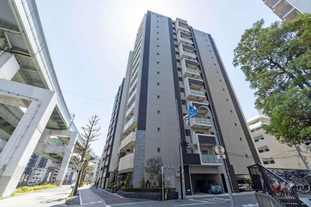 エスリード阿波座ノースプレイスの外観（北側から）