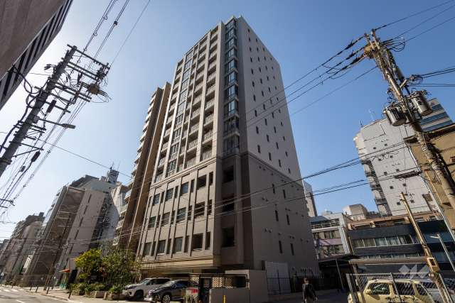 グランドメゾン立売堀1丁目の外観（南東側から）