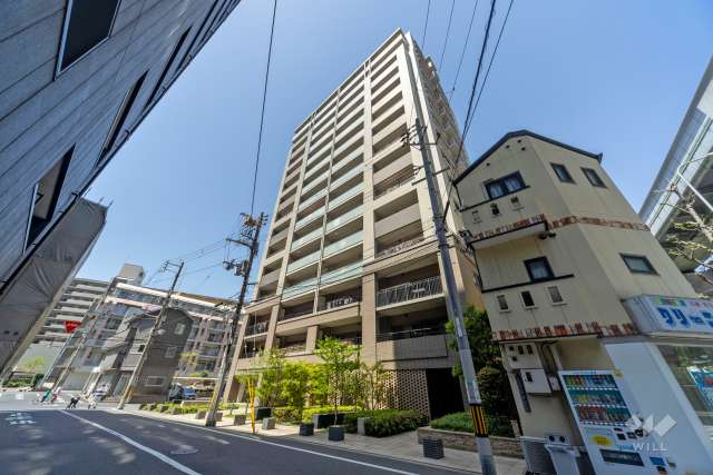 クレヴィア阿波座の外観（南東側から）