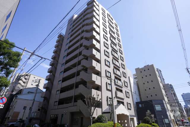 サンメゾン江戸堀の外観（北西側から）