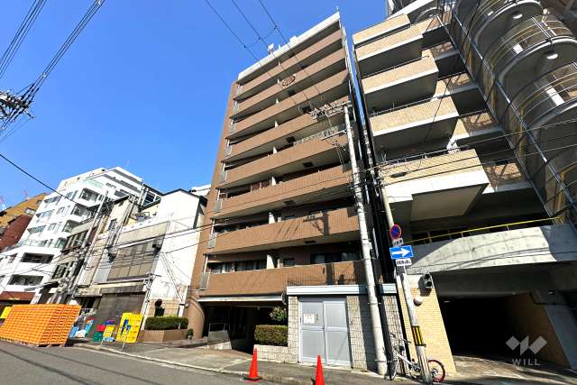 シャルマンフジリッツ南堀江の外観（南西側から）