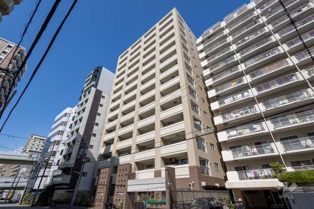 ディークラディア本町Westの外観（南東側から）