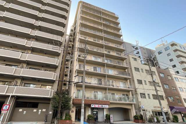 ネオハイツ南堀江の外観（北西側から）