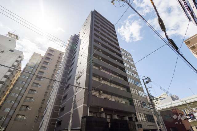 LAV心斎橋ウエストの外観（北東側から）