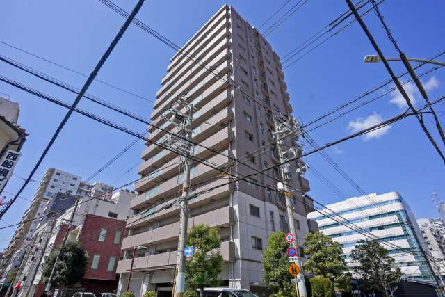 ルモン肥後橋公園前の外観（南東側から）