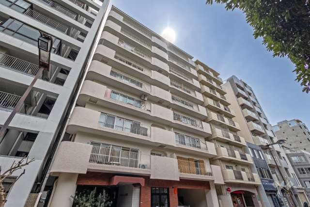 チサンマンション靭公園の外観（北東側から）