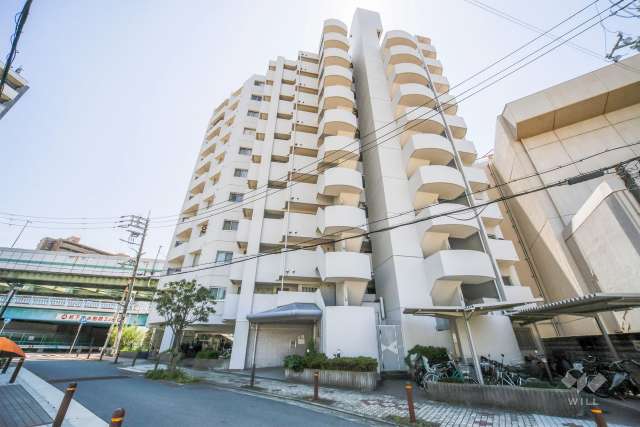 東急ドエルアルス阿波座の外観（北側から）