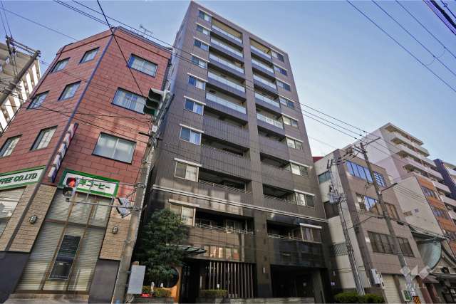 CONOE谷町4丁目の外観（北東側から）