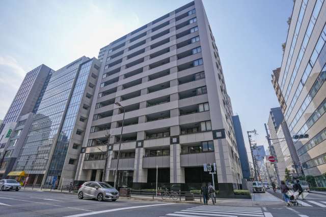 ヴァンデュールアッシュ南船場の外観（北東側から）