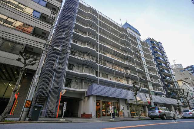 サンマンション大手前の外観（北東側から）